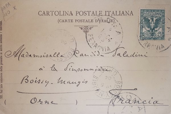 Cartolina - Papa Pio X - 1904