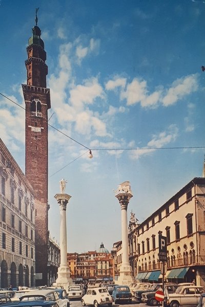 Cartolina - Vicenza - Piazza dei Signori - 1969