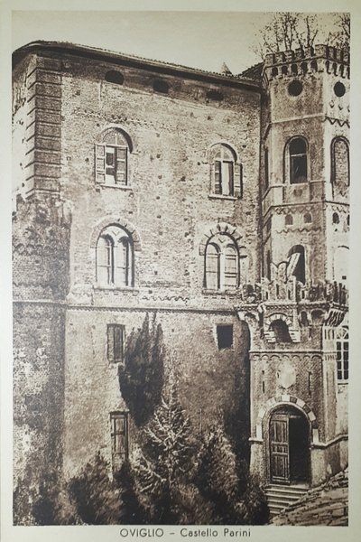 Cartolina - Oviglio - Castello Parini - 1940 ca.