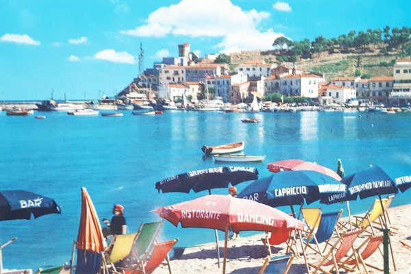 Cartolina - Marina Di Campo - Il molo - 1972