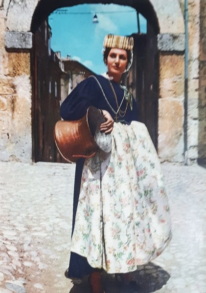 Cartolina - Costumi d'Abruzzo - 1966
