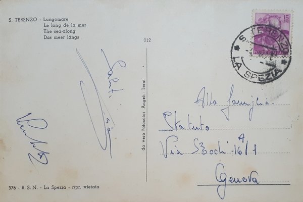 Cartolina - S. Terenzo - Lungomare - 1970 ca.