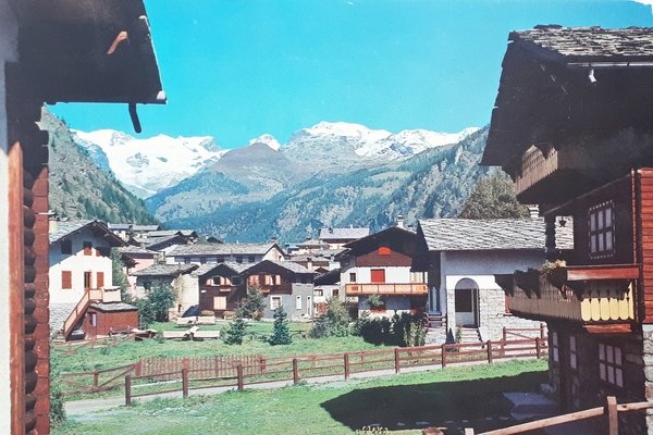 Cartolina - Champoluc ( Valle d'Aosta ) - Scorcio panoramico …