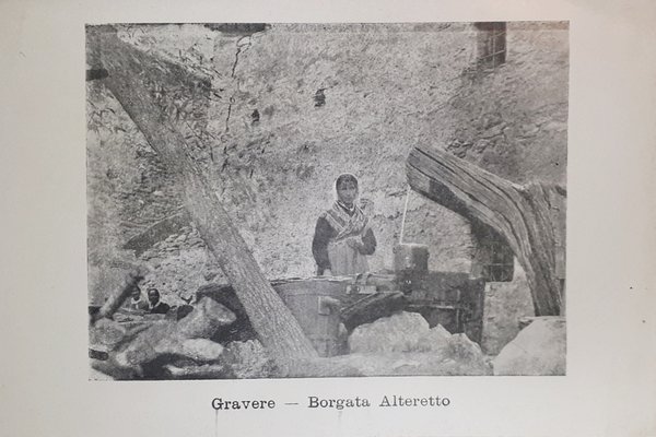 Cartolina - Gravere - Borgata Altaretto - 1900 ca.