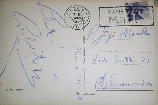 Cartolina - Saluti da Roma - 1950