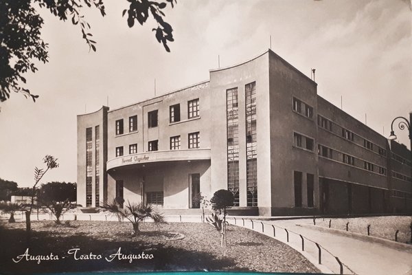Cartolina - Augusta - Teatro Augusteo - 1953
