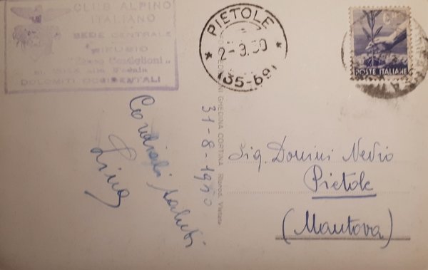 Cartolina - Chalet - Pian dei Fiacconi - Stazione Seggiovia …