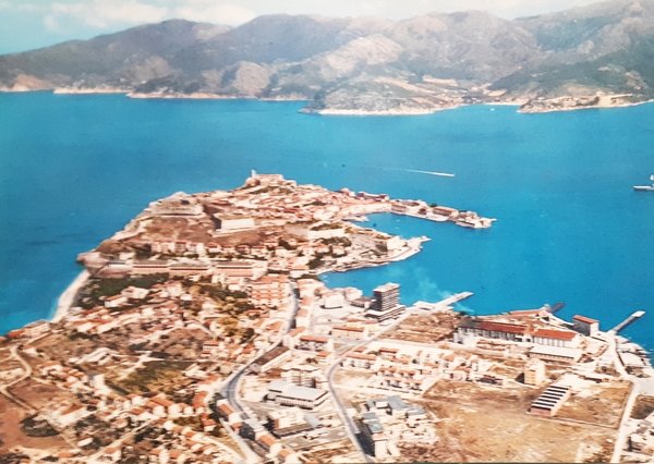 Cartolina - Isola d'Elba - Portoferraio - Dall'aereo - 1960 …