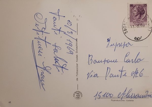 Cartolina - Saluti da Porto S. Stefano - 1969 | Immagine Gallery 2