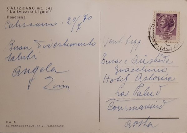 Cartolina - Calizzano - La Svizzera Ligure - Panorama - …