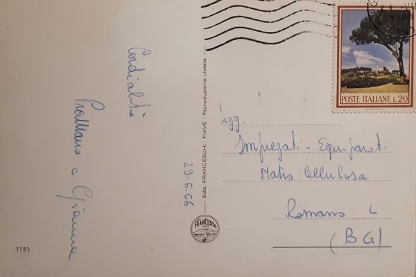 Cartolina - Molveno con il Gruppo di Brenta ( Trentino …