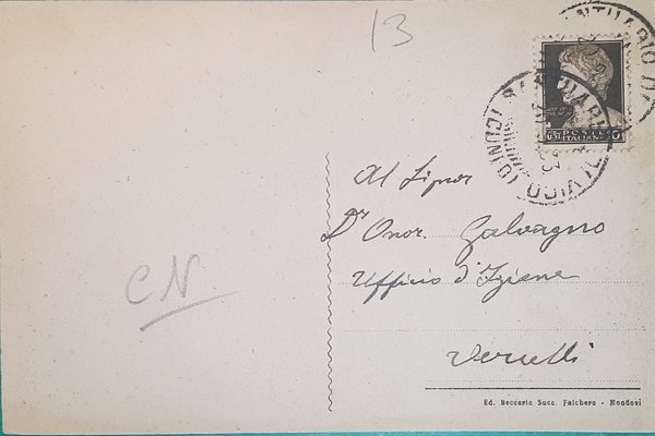 Cartolina - Mondovi - Panorama - 1933