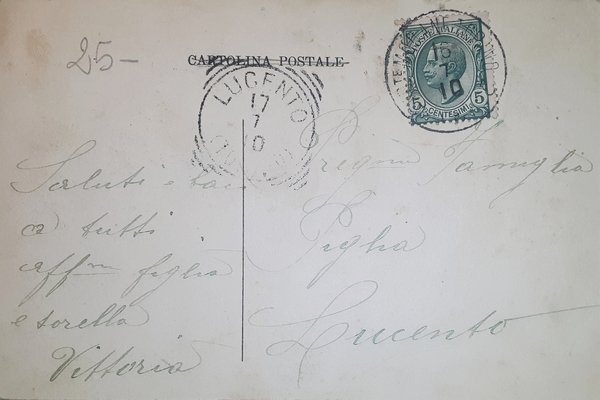 Cartolina - Bussoleno - Villa Ferro & C. - 1910