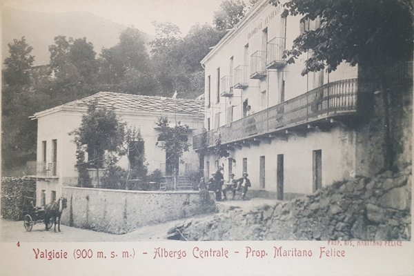 Cartolina - Valgioie - Albergo Centrale - Prop. Maritano Felice …