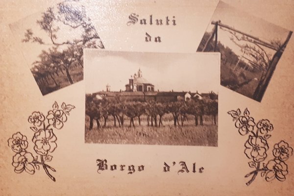 Cartolina - Saluti da Borgo d'Ale - 1950 ca.