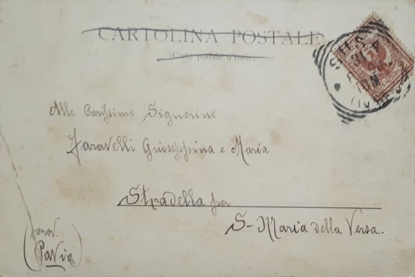 Cartolina - Borgata Morelli - Gravere - 1903