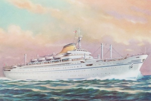 Cartolina - Navi - Lloyd Triestino - Trieste - 1960 …