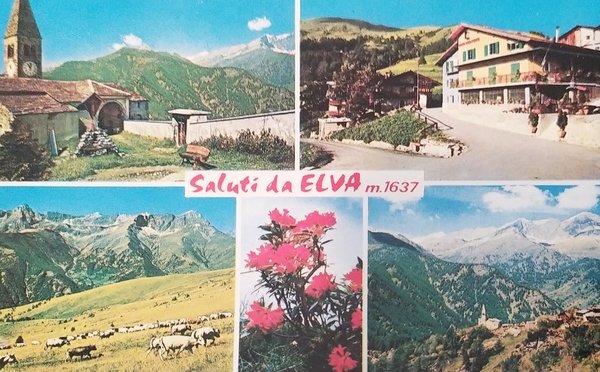 Cartolina - Saluti da Elva - 1960 ca.