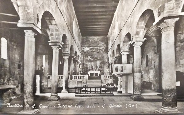 Cartolina - Basilica di S. Giusta - Interno - S. …