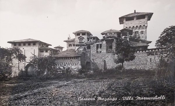 Cartolina - Cassano Magnago - Villa Mazzucchelli - 1960 ca.