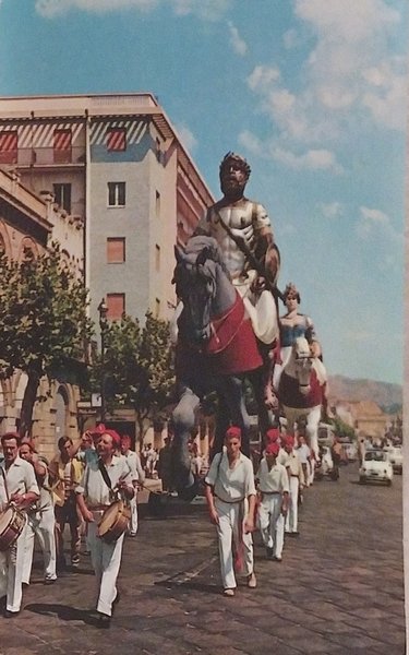 Cartolina - Messina - Mata e grifone - Mitici fondatori …