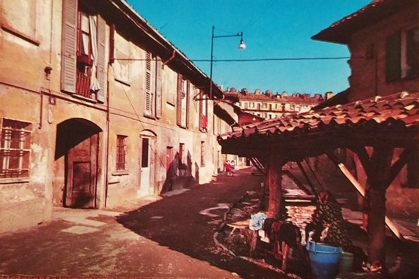 Cartolina - Milano - Vicolo Lavandai - Alzaia Naviglio Grande …