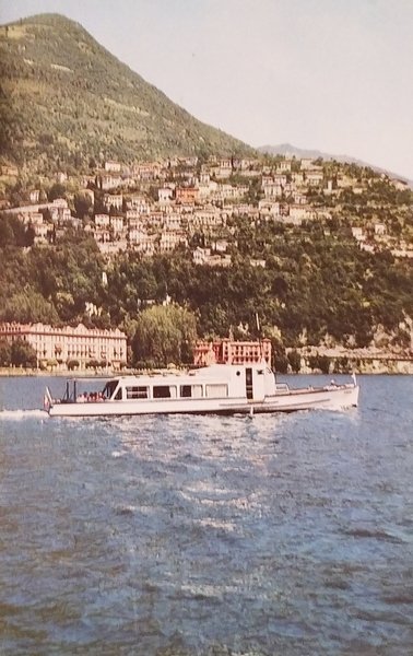 Cartolina - Navigazione sul Lago di Como - Il Motoscafo …