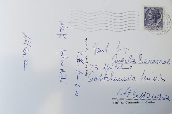 Cartolina - Cortina - Cristallo - Funivia Cortina Pocol - …