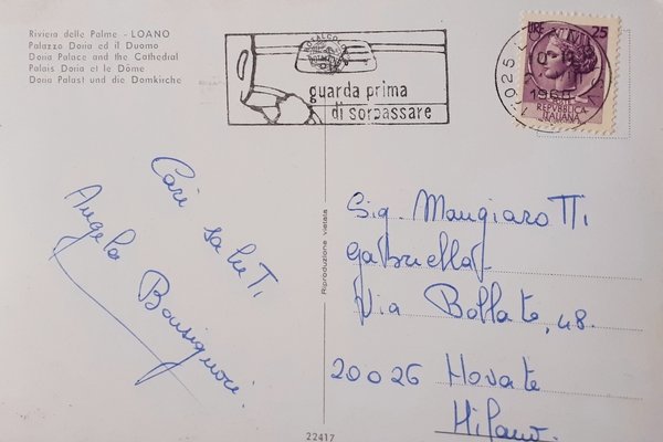 Cartolina - Riviera delle Palme - Loano - Palazzo Doria …