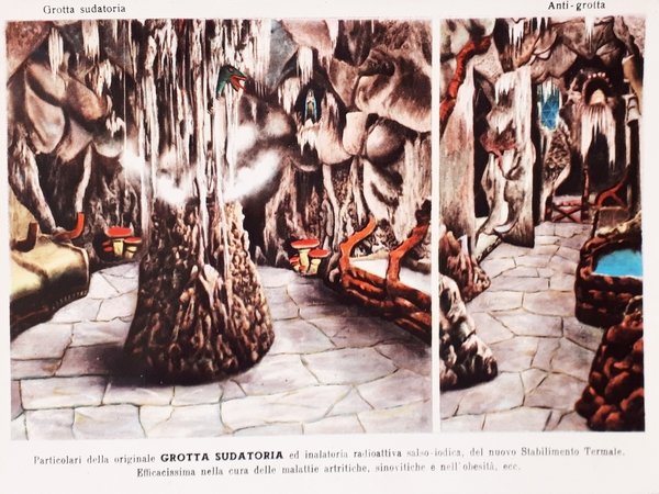 Cartolina - Terme bagno Romano - Grotta Sudatoria - Montegrotto …