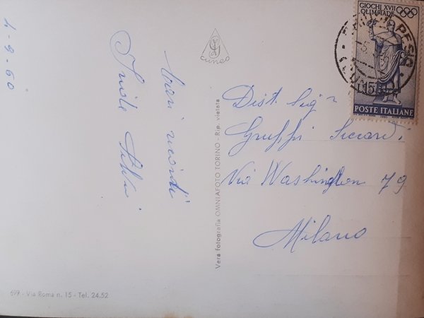 Cartolina - Chiusa di Pesio - 1960