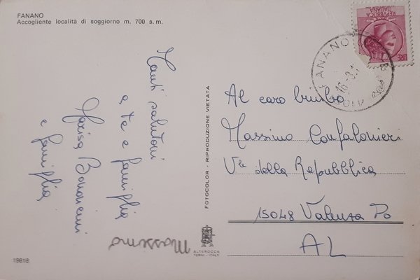 Cartolina - Saluti da Fanano - Accogliente località di soggiorno …