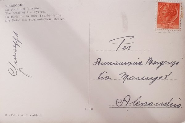Cartolina - Viareggio - La Perla del Tirreno - 1950 …