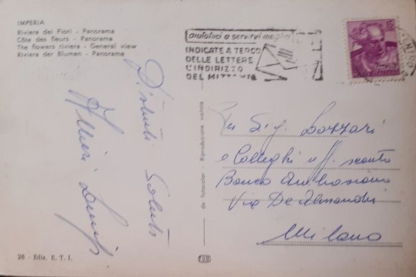 Cartolina - Imperia - Riviera dei Fiori - Panorama - …