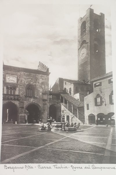 Cartolina - Bergamo Alta - Piazza Vecchia - Torre del …