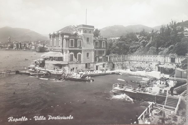 Cartolina - Rapallo - Villa Porticciolo - 1966