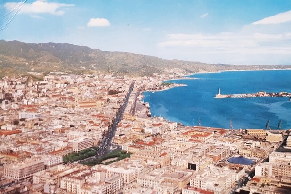 Cartolina - Messina - Veduta aerea del Golfo e della …