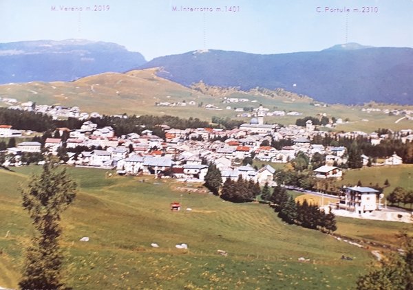 Cartolina - Asiago - Panorama - 1960 ca.