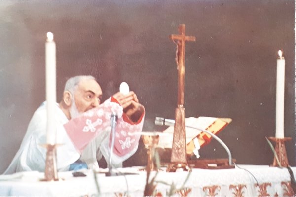 Cartolina - Padre Pio da Pietrelcina - La S. Messa …