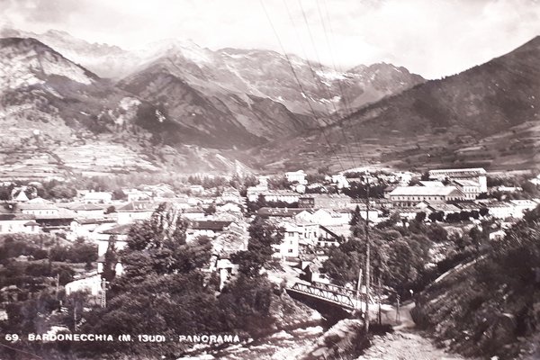 Cartolina - Bardonecchia - Panorama - 1960