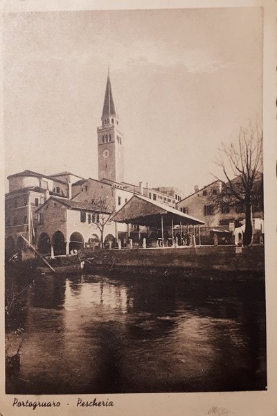 Cartolina - Portogruaro - Pescheria - 1987