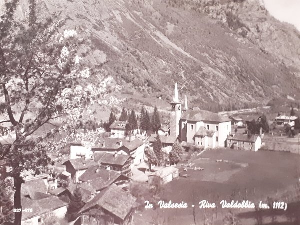Cartolina - In Valsesia - Riva Valdobbia - 1959