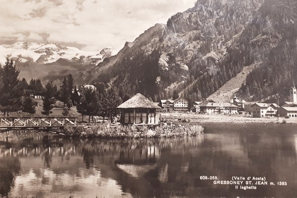 Cartolina - Valle d'Aosta - Gressoney St. Jean - Il …