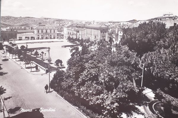 Cartolina - Nuoro - Giardini - 1963