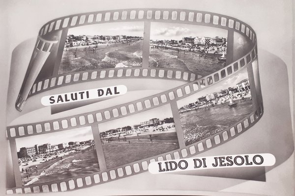 Cartolina - Saluti dal Lido Jesolo - 1957