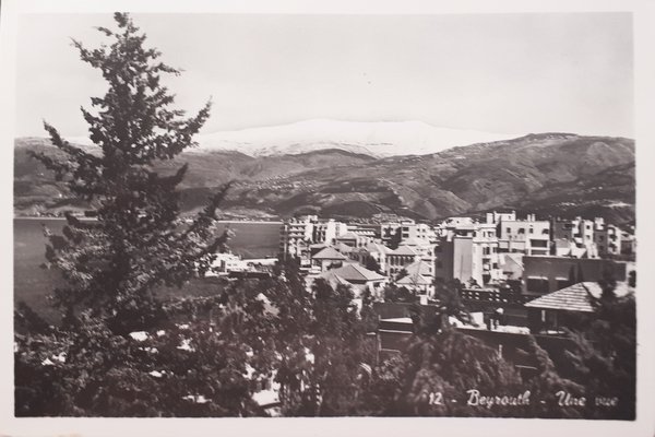 Cartolina - Beyrouth - Une vue - 1958