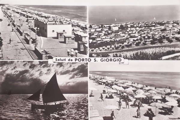 Cartolina - Saluti da Porto San Giorgio - 1961