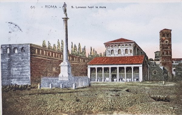 Cartolina - Roma - S. Lorenzo fuori le mura - …