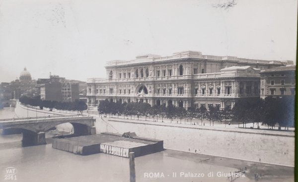 Cartolina - Roma - Palazzo di Giustizia - 1904