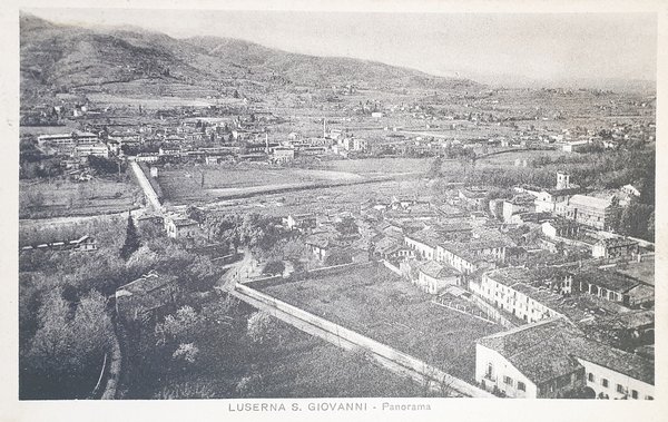 Cartolina - Luserna S. Giovanni - Panorama - 1931